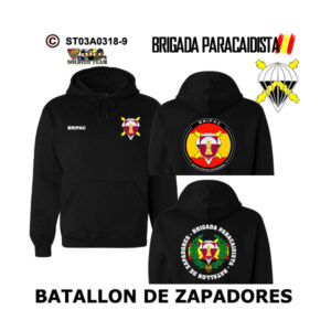 Sudadera-capuchaES Batallón de Zapadores BRIPAC
