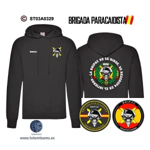 Sudadera-capuchaES BRIPAC Triunfar o Morir
