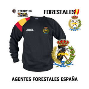 Sudadera-bandera Agentes Forestales España