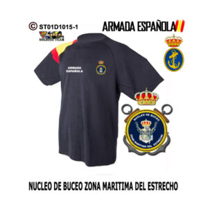 Camiseta Núcleo de Buceo Zona Marítima del Estrecho Armada Española