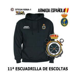 Sudadera-capucha 11ª Escuadrilla de Escoltas - Armada Española