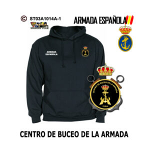 Sudadera-capucha Centro de Buceo de la Armada Española
