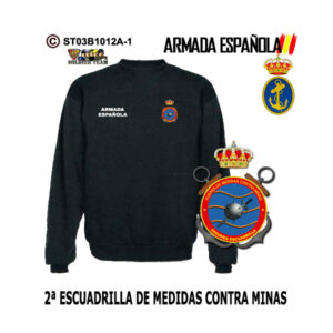 Sudadera-clásica 2ª Escuadrilla de Medidas Contra Minas Armada Española