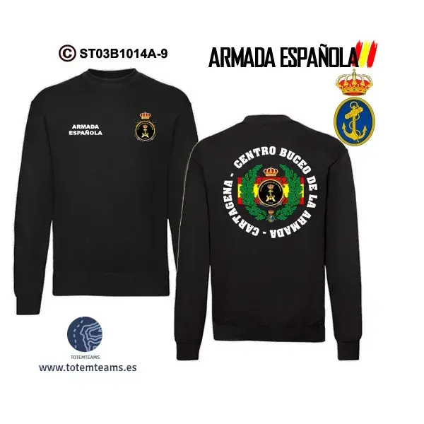 -Sudadera-ES Centro de Buceo de la Armada Española - Imagen 2