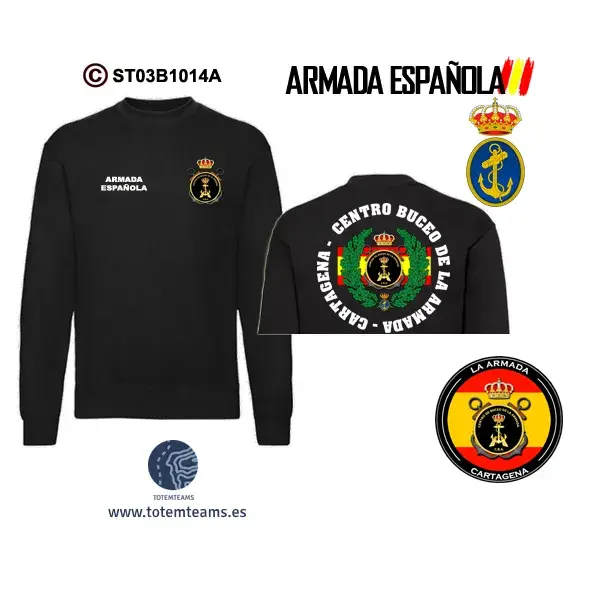 -Sudadera-ES Centro de Buceo de la Armada Española