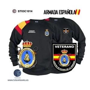 Sudadera-bandera Centro de Buceo Cartagena Armada Española