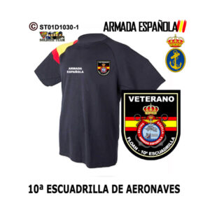 Camiseta Veterano 10ª Escuadrilla de Aeronaves Armada Española