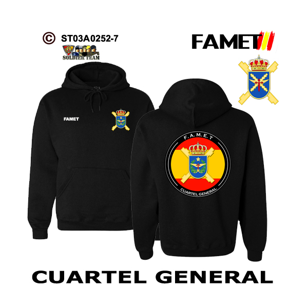 Sudadera-capuchaES FAMET Cuartel General - Imagen 2