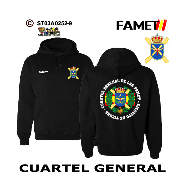 Sudadera-capuchaES FAMET Cuartel General - Imagen 3