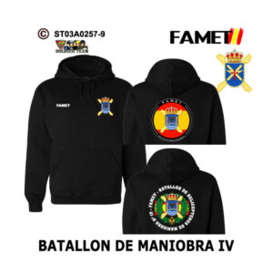 Sudadera-capuchaES Batallón de Maniobra IV – FAMET