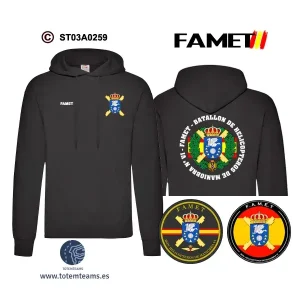 Sudadera-capuchaES FAMET Batallón de Maniobra VI