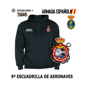 Sudadera-capucha 9ª Escuadrilla de Aeronaves Armada Española