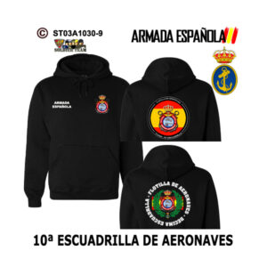 Sudadera-capuchaES 10ª Escuadrilla de Aeronaves Armada Española