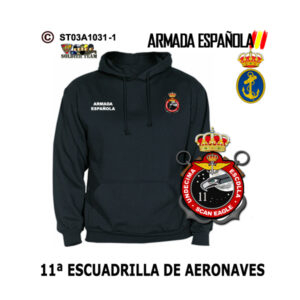 Sudadera-capucha 11ª Escuadrilla de Aeronaves Armada Española