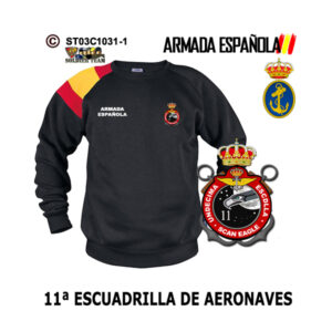 Sudadera-bandera 11ª Escuadrilla de Aeronaves Armada Española