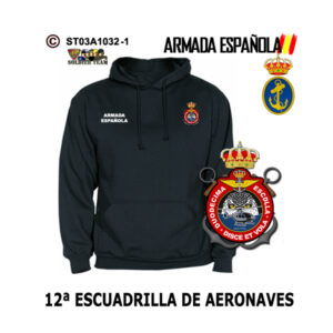 Sudadera-capucha 12ª Escuadrilla de Aeronaves Armada Española