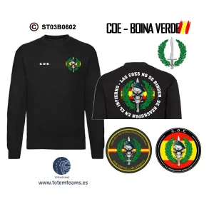 Sudadera-clásicaES COE Los Novios de la Muerte – Boina Verde