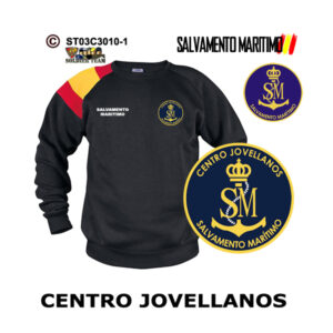 Sudadera-bandera Centro Jovellanos Salvamento Marítimo