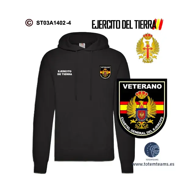 Sudadera-capucha Cuartel General del Ejercito de Tierra - Imagen 3