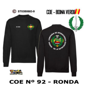Sudadera-clásicaES COE 92 Ronda – Boina Verde