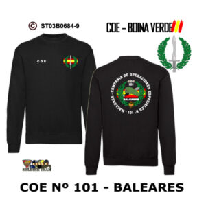 Sudadera-clásicaES COE 101 Baleares – Boina Verde