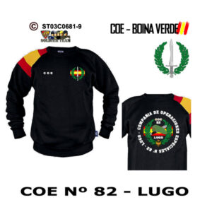 Sudadera-banderaES COE 82 Lugo – Boina Verde