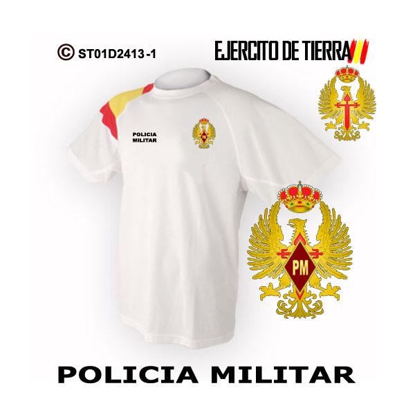 Camiseta PM Policía Militar Ejercito de Tierra - Imagen 3