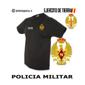 Camiseta PM Policía Militar Ejercito de Tierra - Imagen 4