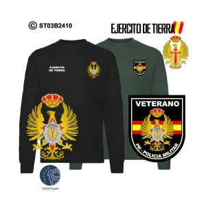 Sudadera-clásica Policía Militar Ejercito de Tierra