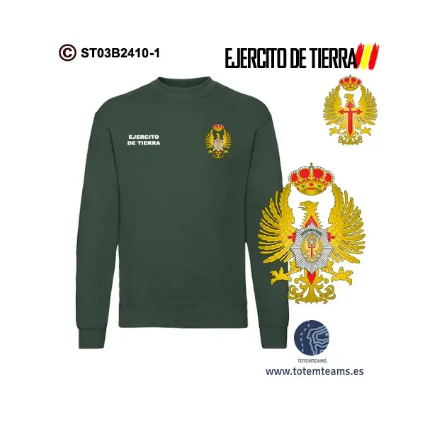 Sudadera-clásica Policía Militar Ejercito de Tierra - Imagen 3