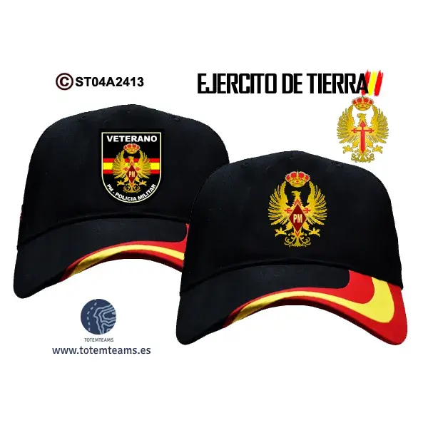 Gorra PM Policía Militar Ejercito de Tierra