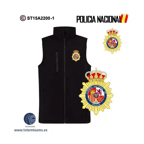 Chaleco Policía Nacional Escudo Genérico - Imagen 2