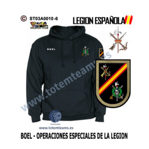 Sudadera-capucha BOEL 70 Operaciones Especiales de la Legión Española