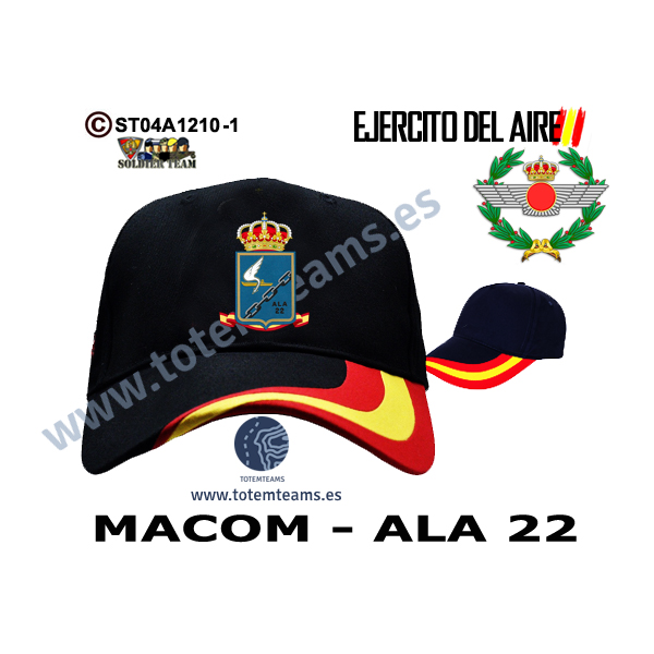 Gorra MACOM ALA 22 Ejercito del Aire