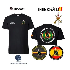 Camiseta-ES Iª Bandera Comandante Franco – Legión Española