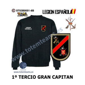 Sudadera-clásica 70 Gran Capitán 1º Tercio – Legión Española