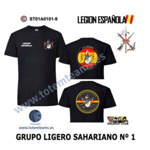 Camiseta-ES Grupo Ligero Sahariano Nº1 Legión Española