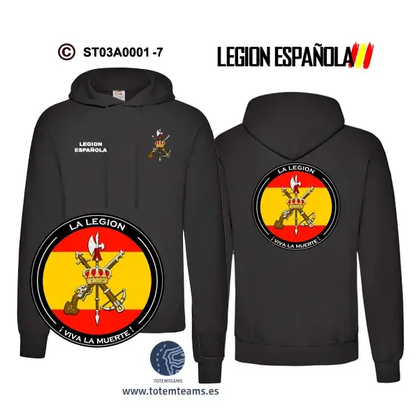 Sudadera-capuchaES Legión Española - Imagen 4