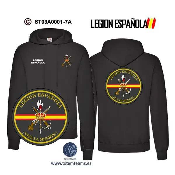 Sudadera-capuchaES Legión Española - Imagen 3