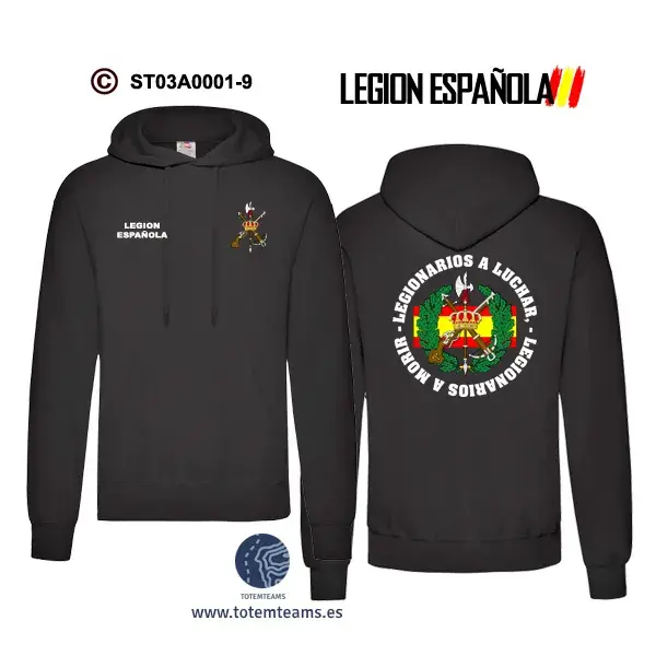 Sudadera-capuchaES Legión Española - Imagen 2