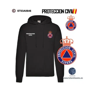 Sudadera-capucha Protección Civil y Emergencias