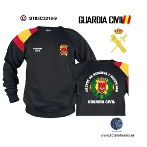 Sudadera-BanderaES GRS - Grupos de Reserva y Seguridad Guardia Civil