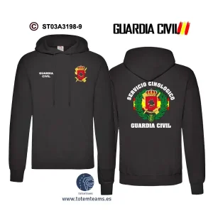 Sudadera-capucha SECIR Servicio Cinológico y Remonta Guardia Civil