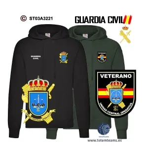 Sudadera-capucha UCO Unidad Central Operativa Guardia Civil