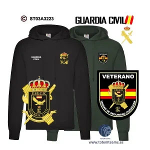 Sudadera-capucha USECIC Unidad de Seguridad Ciudadana Guardia Civil