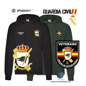 Sudadera-capucha Unidad de Acción Rural Guardia Civil