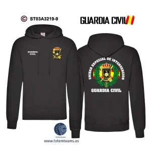 Sudadera-capuchaES UEI Unidad Especial de Intervención Guardia Civil