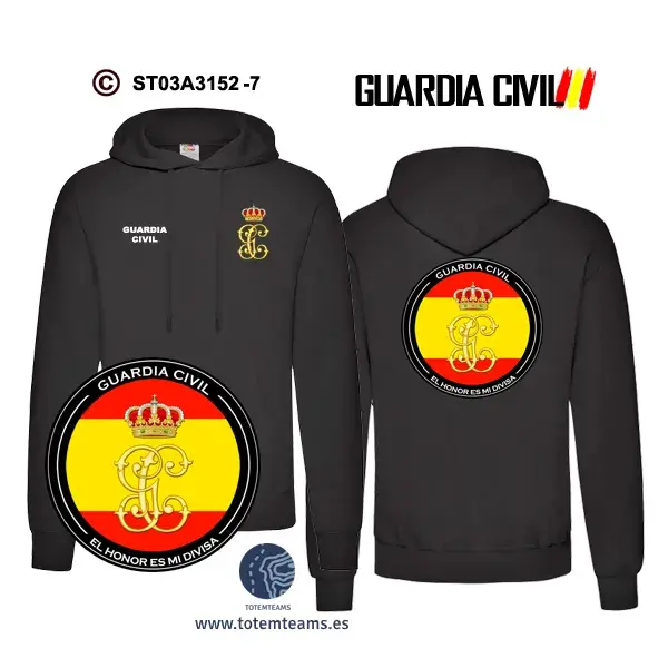 Sudadera-CapuchaES GC Guardia Civil - Imagen 4