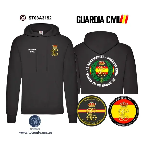 Sudadera-CapuchaES GC Guardia Civil