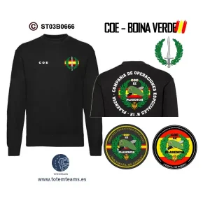 Sudadera-clásicaES COE 12 Plasencia – Boina Verde